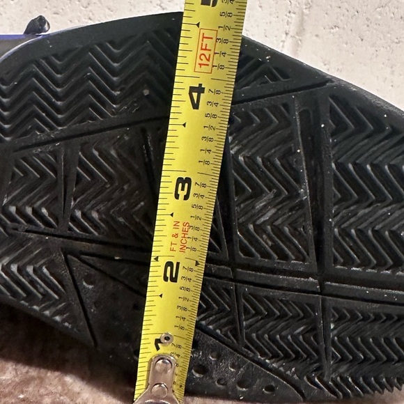 Air Jordan True Fight in Black & Blue Lagoon Leather Sneaker Shoes US 10.5 EUC - Picture 13 of 16